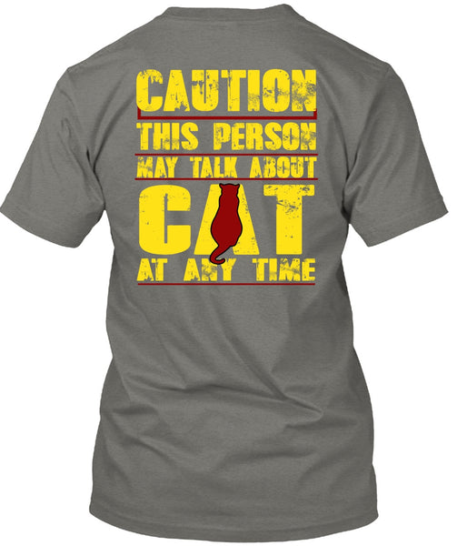 This Person May Talk About Cat T Shirt, My Favorite T Shirt