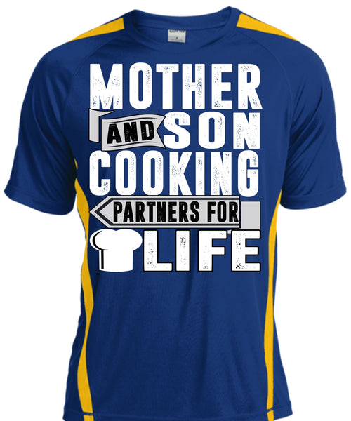 Mother And Son Cooking T Shirt, Partners For Life T Shirt, Cool Shirt