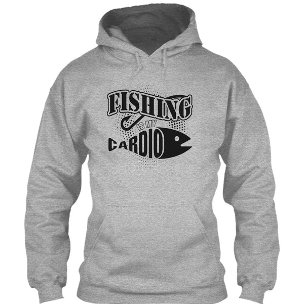 Fishing Is My Cardio T Shirt, Funny Fishing T Shirt