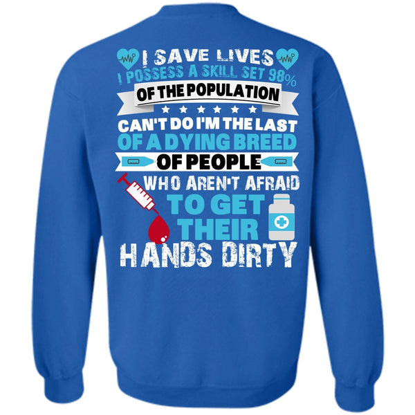 Being A Doctor T Shirt, I Love Nursing Sweatshirt