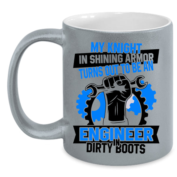 Funny Engineer Coffee Mug, To Be An Engineer In Dirty Boots Accent Mug