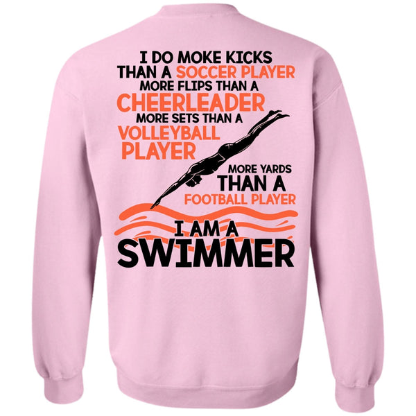I Love Swimming T Shirt, I Am A Swimmer Sweatshirt
