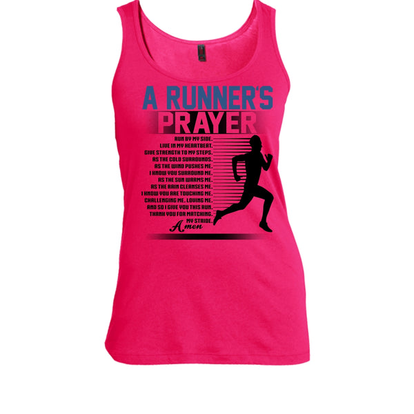 A Runner's Prayer T Shirt, Coolest Runner Tank Top