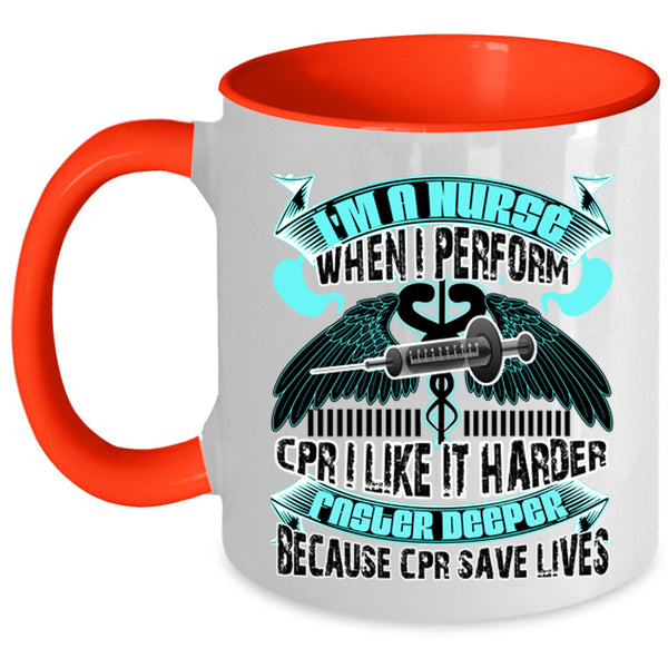 Cool Nurses Coffee Mug, I'm A Nurse Accent Mug