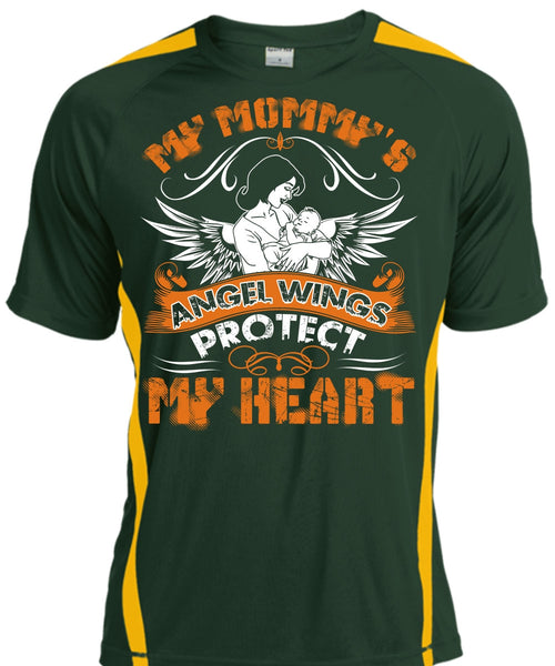 My Mommy's Angel Wings T Shirt, Protect My Heart T Shirt, Cool Shirt