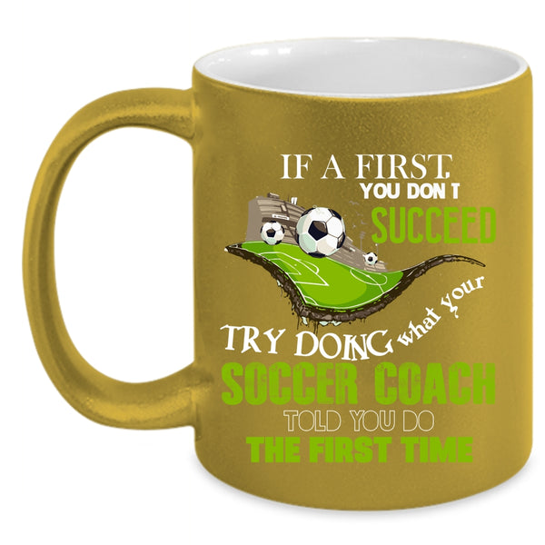 Soccer Coach Coffee Mug, Funny Gift For Soccer Coach Coffee Cup