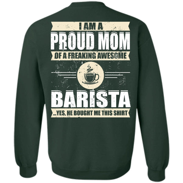 Awesome Barista T Shirt, I Love Barista Sweatshirt