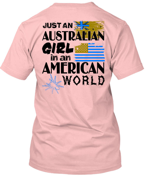 Just An Australian Girl In An American World T Shirt, Wait For Halloween T Shirt