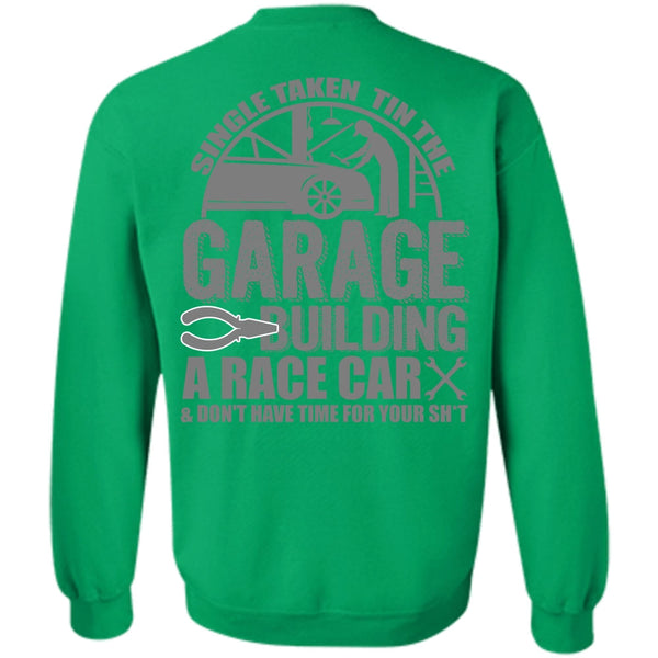 I Love Mechanic T Shirt, Garage Building A Race Car Sweatshirt