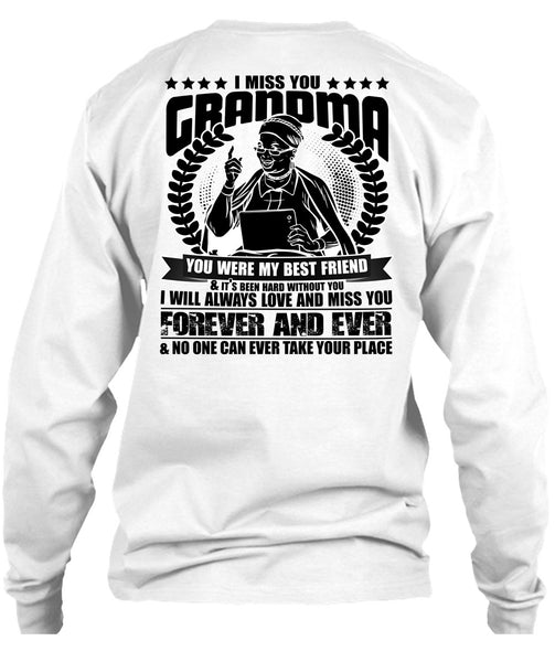 I Miss You Grandma T Shirt, I Love Nana T Shirt