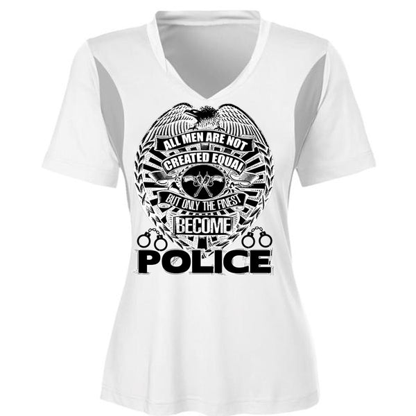 Only The Finest Become Police T Shirt, I Love Police T Shirt, Awesome T-Shirts