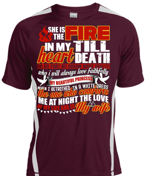 She Is The Fire T Shirt, She Is My Wife T Shirt, Cool Shirt