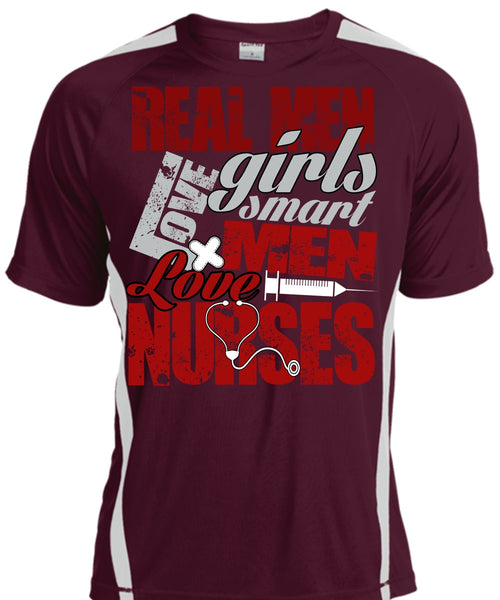 Real Men Love Girls T Shirt, Smart Men Love Nurses T Shirt, Cool Shirt