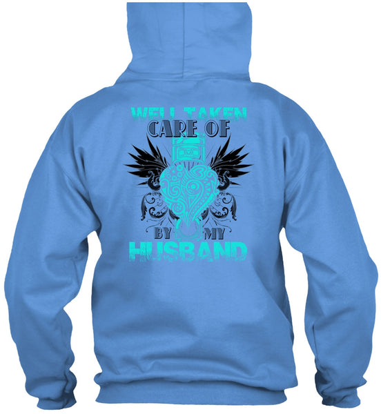 Well Taken Care Of Heart By My Husband T Shirt, I Love Husband T Shirt