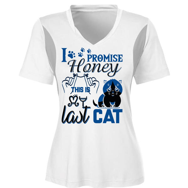 I Promise Honey This Is My Last Cat T Shirt, I Love My Cat T Shirt, Awesome T-Shirts
