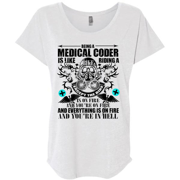 Being A Medical Coder T Shirt, Being A Biker T Shirt, Awesome T-Shirts