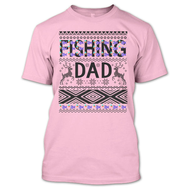 Fishing Dad T Shirt, Merry Christmas Gift T Shirt
