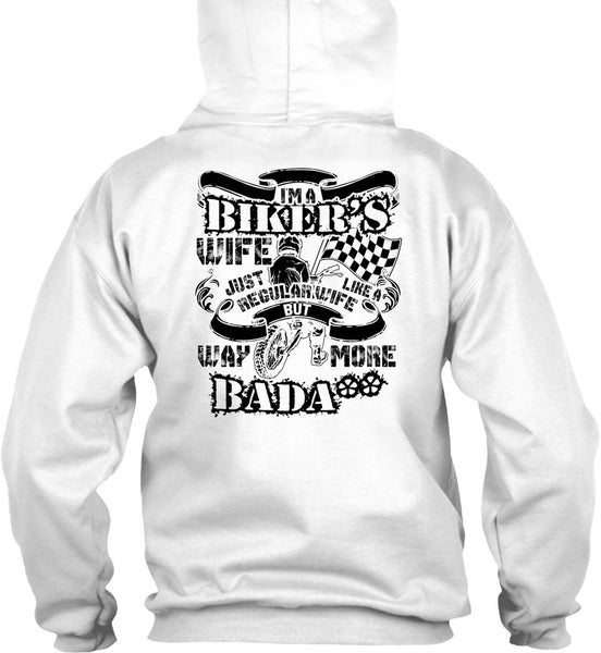 I'm A Biker's Wife T Shirt, I Love Wife T Shirt