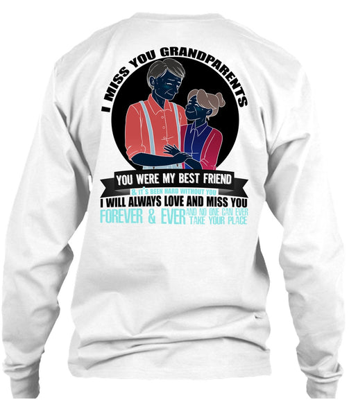 I Miss You Grandparents T Shirt, I Love Nana T Shirt