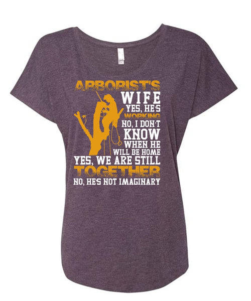 Arborist's Wife T Shirt, We Are Still Together T Shirt, Cool Shirt (Ladies' Triblend Dolman Sleeve)