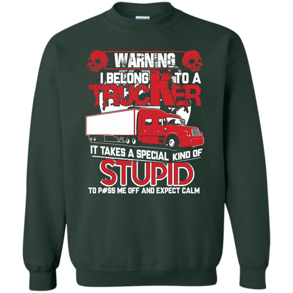 Trucker's Wife T Shirt, Coolest Trucker Sweatshirt