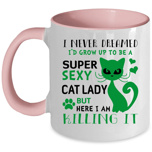 I'd Grow Up To Be A Cat Lady Cup, Gift For Wife Mug