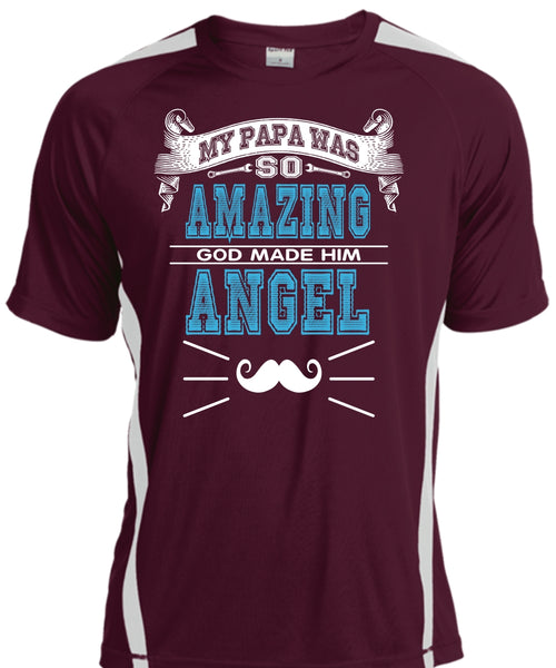 My Papa Was So Amazing T Shirt, Father's Day T Shirt, God Made Him Angel T Shirt