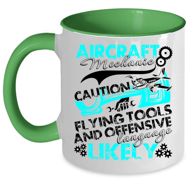 Cool Gift For Mechanics Coffee Mug, Aircraft Mechanic Accent Mug