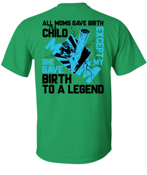 All Moms Gave Birth To A Child T Shirt, I Love Lineman T Shirt