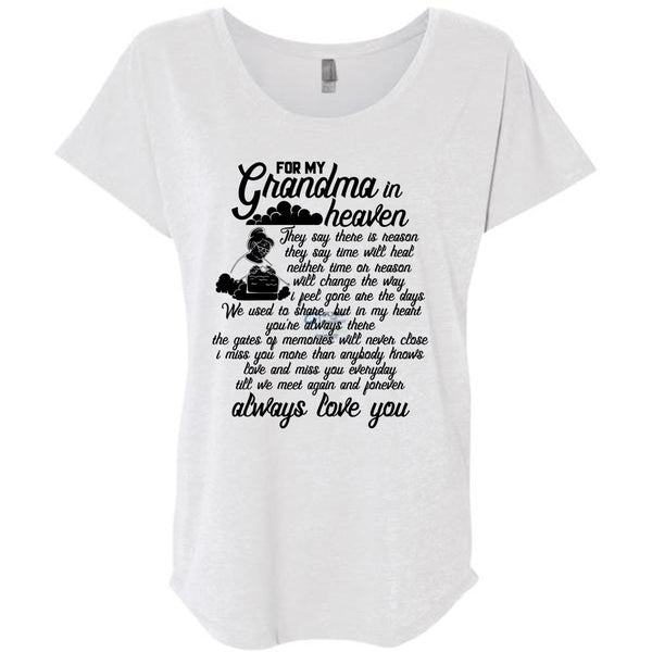 For My Grandma In Heaven T Shirt, I Love Grandma T Shirt, Awesome T-Shirts