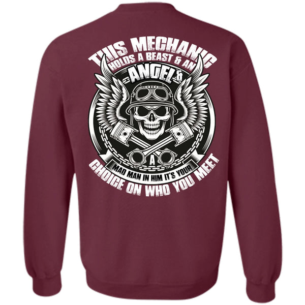 You Meet T Shirt, I Love Mechanic Sweatshirt