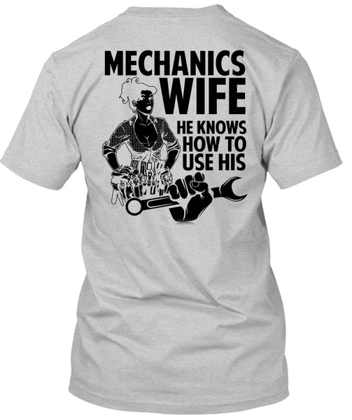 Mechanic's Wife T Shirt, I Love Wife T Shirt