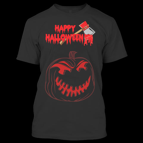 A black t-shirt with the shopify logo