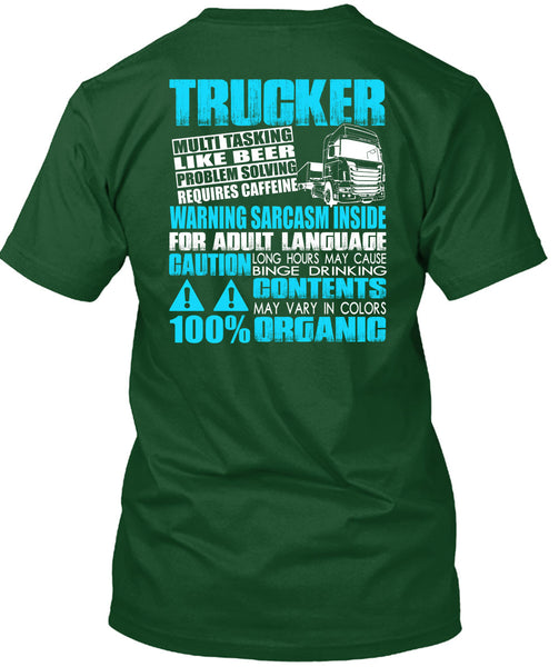 Trucker Multitasking Like Beer T Shirt, I Love Beer T Shirt