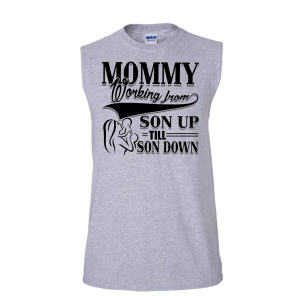 Mommy T Shirt, Coolest Mommy Tank Top (Men's Cotton Sleeveless)