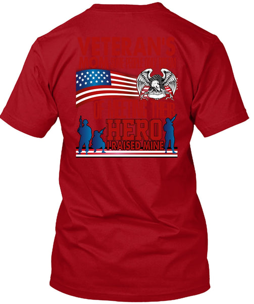 Veteran's Mom T Shirt, Being A Veteran T Shirt