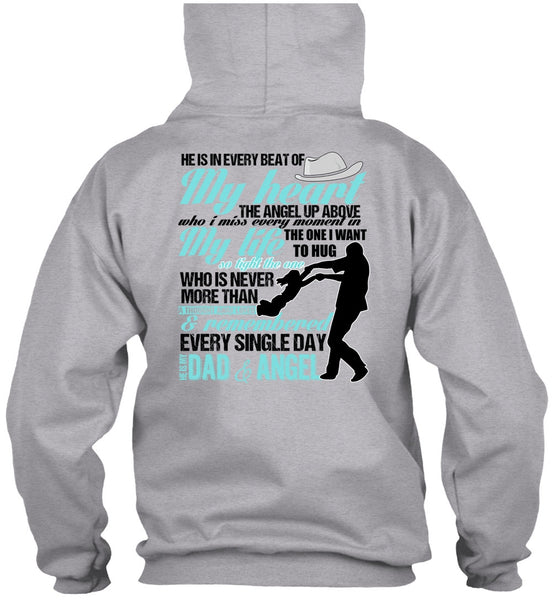 He Is My Dad And Angel T Shirt, I Love Dad T Shirt