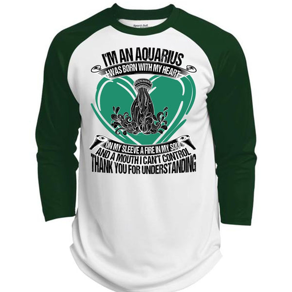 I'm An Aquarius T Shirt, I Love Aquarius T Shirt, Awesome T-Shirts  (Polyester Game Baseball Jersey)