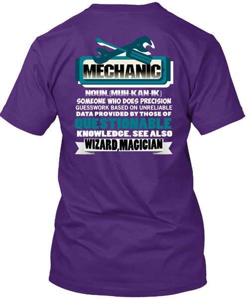 Being A Mechanic T Shirt, Wizard Magician T Shirt
