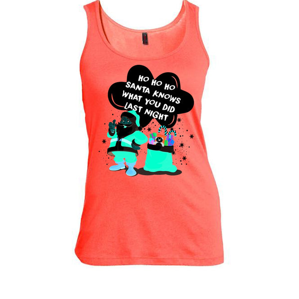 Santa Knows What You Did Last Night T Shirt, Merry Christmas T Shirt, Awesome t-shirts