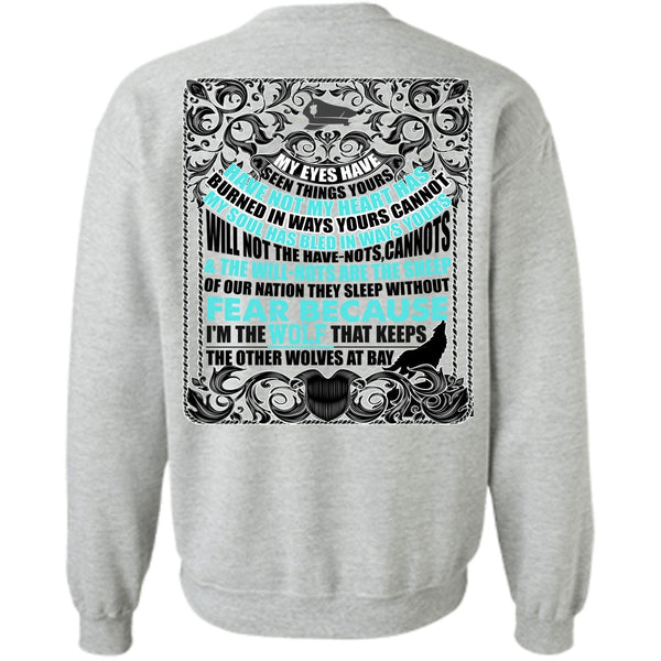 I Love Police T Shirt, I'm The Wolf Sweatshirt