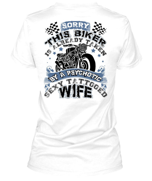 Tattooed Wife T Shirt, I Love Biker T Shirt
