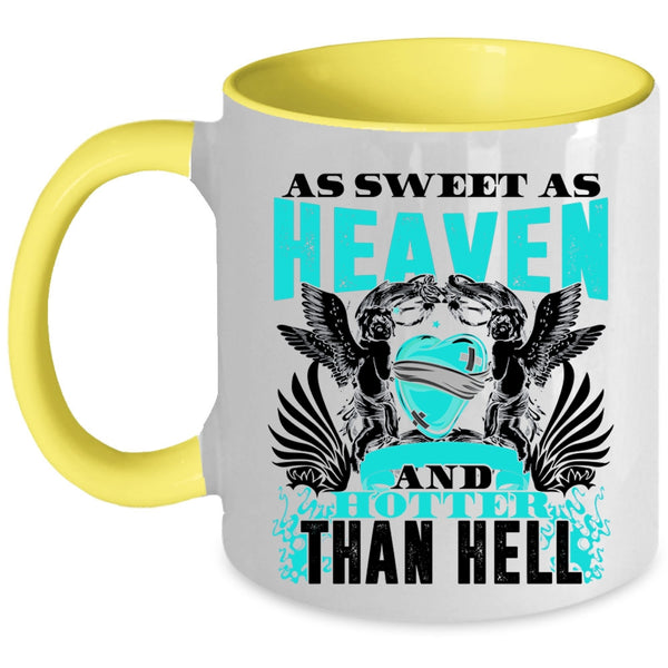 Hotter Than Hell Coffee Mug, As Sweet As Heaven Accent Mug