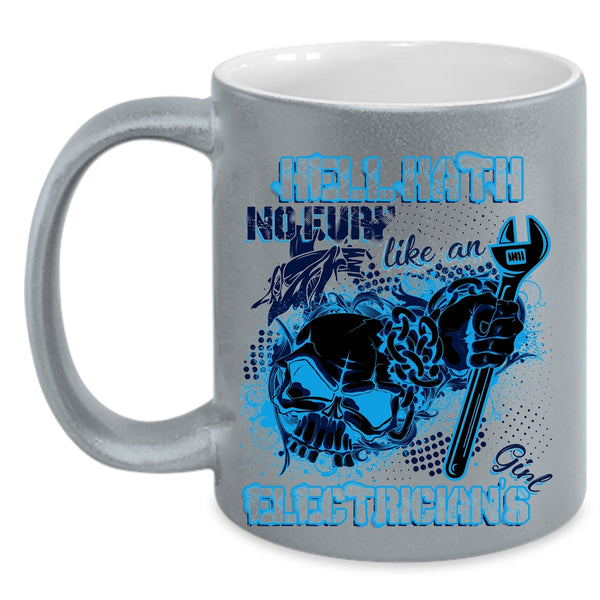 Awesome Electrician's Girl Coffee Mug, Electrician's Girl Accent Mug