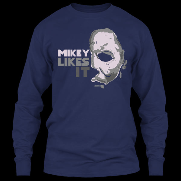 A black t-shirt with the shopify logo