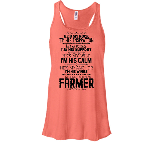 He Is My Rock T Shirt, Coolest Farmer T Shirt, Awesome t-shirts