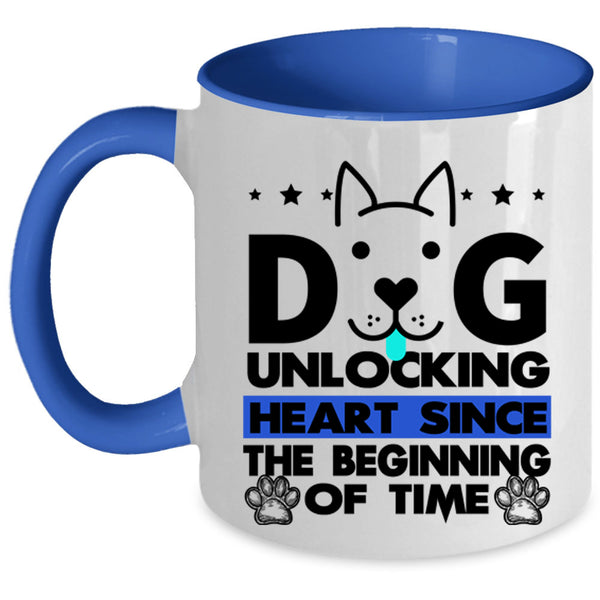 Cute Gift For Dog Lover Coffee Mug, Dog Unlocking Accent Mug