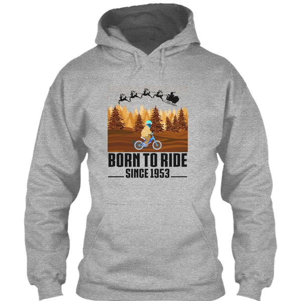 Born To Ride Since 1953 T Shirt, Biker Merry Christmas T Shirt