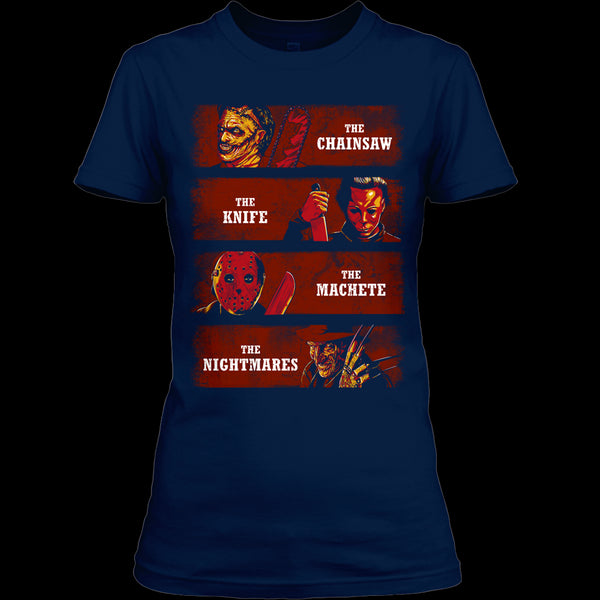 A black t-shirt with the shopify logo