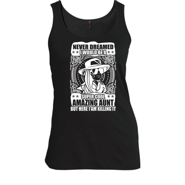 Cool Amazing Aunt T Shirt, Coolest Aunt Tank Top